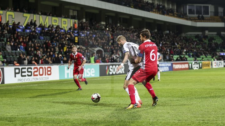 Naţionala de fotbal a Moldovei a pierdut ultimul meci din preliminariile Campionatului Mondial din 2018