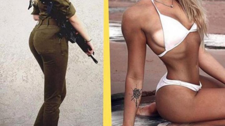 Poze HOT cu tinerele din armata israeliană. Cum arată cu arma în mână cele mai sexy femei (FOTO)