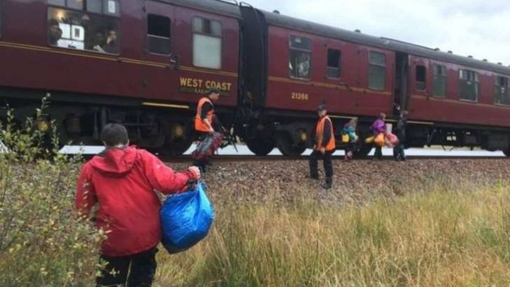 Cum a salvat celebrul tren Hogwarts Express din filmul Harry Potter o familie din Scoția (FOTO)