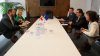 Reformele din sectorul bancar, discutate de conducerea BNM şi şeful Delegației UE în Moldova
