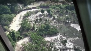 Inundaţii în Peru. Cinci oameni au murit, peste 120 de case s-au prăbuşit (VIDEO)