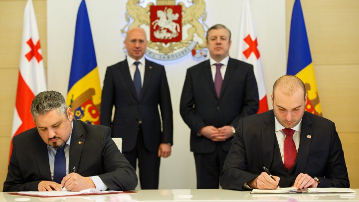 Moldova și Georgia au semnat Convenţia privind evitarea dublei impuneri şi prevenirea evaziunii fiscale