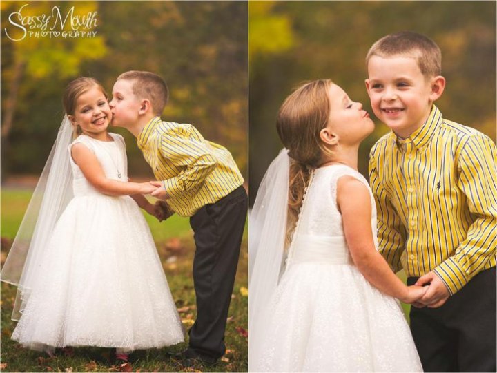 EMOȚIONANT! Mireasă la cinci ani. De ce a mers micuța la acest pas (FOTO)