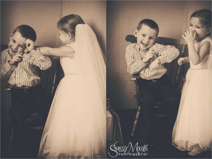 EMOȚIONANT! Mireasă la cinci ani. De ce a mers micuța la acest pas (FOTO)