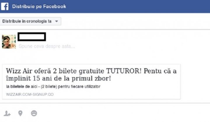 Mii de oameni au rămas FĂRĂ BANI pe card, după ce au dat SHARE unui anunţ al companiei WIZZAIR. Cum funcţionează schema