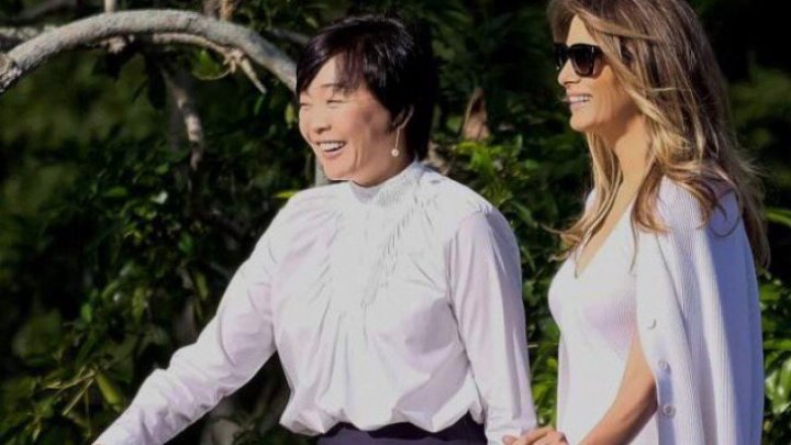 Melania Trump împreună la cumpărături cu Prima Doamnă a Japoniei (FOTO)