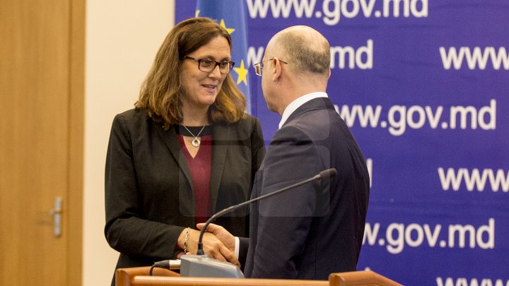 Comisarul European pe Comerț, Cecilia Malmstrom: Prima tranșă din cele 100 de milioane de euro va fi plătită în timp util