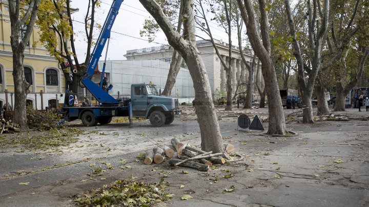 Forfotă mare în Capitală. Autorităţile au început pregătirile pentru Târgul de Crăciun de pe 31 august (FOTOREPORT)