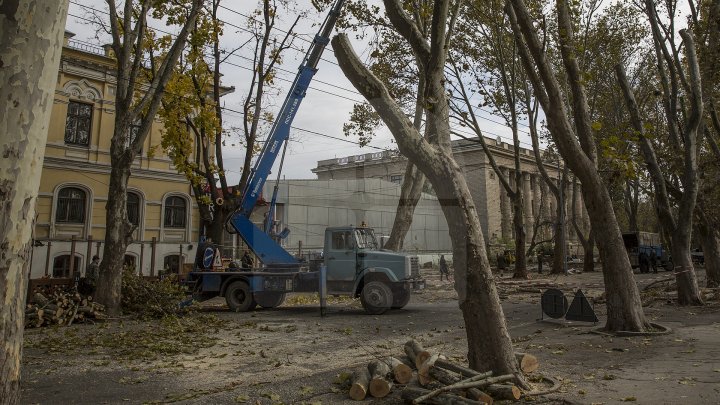 Forfotă mare în Capitală. Autorităţile au început pregătirile pentru Târgul de Crăciun de pe 31 august (FOTOREPORT)