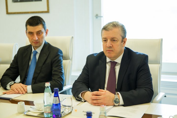 Premierul Filip a avut o întrevedere cu omologul său Giorgi Kvirikashvili: Moldova și Georgia au priorități comune în relația cu UE (FOTO)