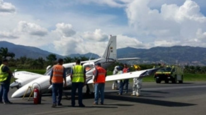 Incident aeronautic în Columbia. Mai multe persoane rănite (VIDEO)