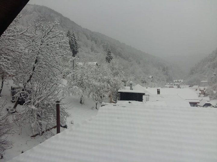 Ninsori şi ploi abundente în România. Mii de case au rămas fără energie electrică (FOTO)