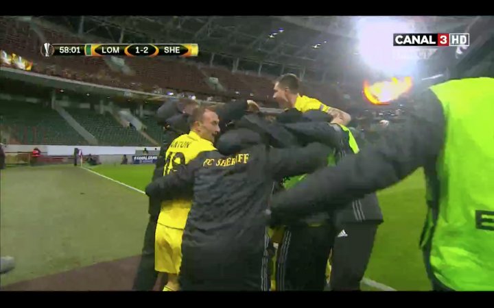 MECI DE SENZAŢIE! 2-1 pentru Sheriff Tiraspol în partida cu Lokomotiv Moscova