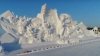 TĂRÂM DE BASM ÎN CHINA. Sute de sculpturi de gheață au fost expuse în Harbin