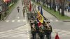 Militarii Gărzii de Onoare a Republicii Moldova au participat la Parada organizată în Piaţa Arcul de Triumf din Bucureşti