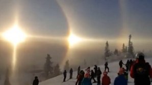 SPECTACOL pe cer în Suedia. Ce au observat localnicii (VIDEO)