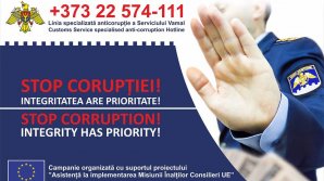Serviciul Vamal a lansat campania "Stop Corupției! Integritatea are prioritate"