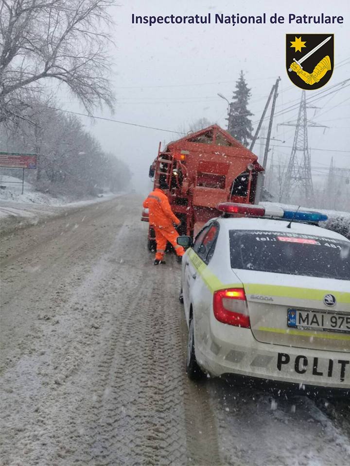 Atenție, șoferi! Precipitații sub formă de lapoviță în raioanele din nordul țării (FOTO)