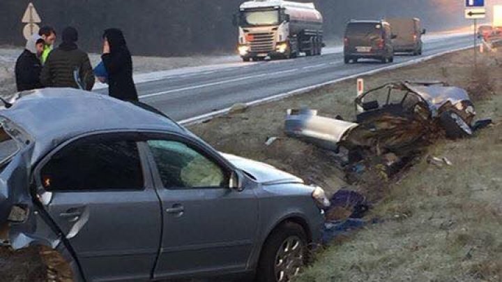 Un cuplu şi-a pierdut viaţa într-un grav accident produs pe traseul Chişinău-Leuşeni (FOTO)