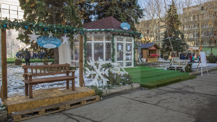 Copiii din două centre comunitare au vizitat atelierul lui Moş Crăciun, lansat de Fundaţia lui Vlad Plahotniuc Edelweiss