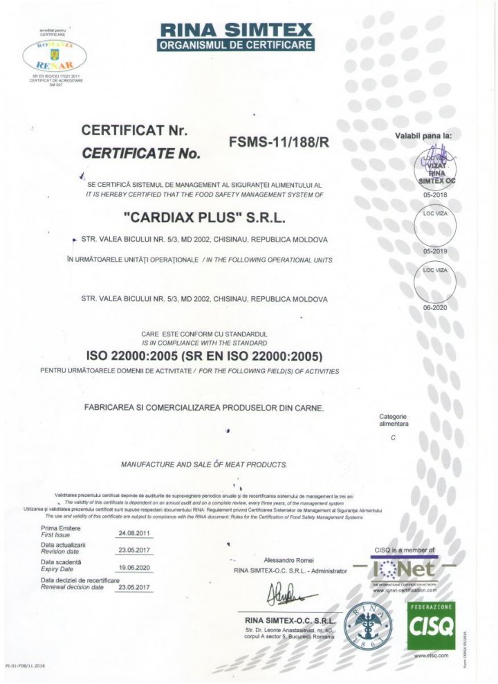 Declarație de presă cu privire la caracterul tendențios al informațiilor referitoare la marca comercială Meat House (P)