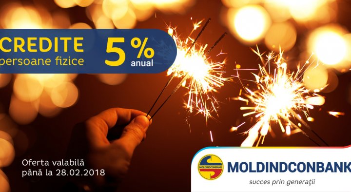 (P) Ofertă de iarnă de la Moldindconbank – credite cu 5%!