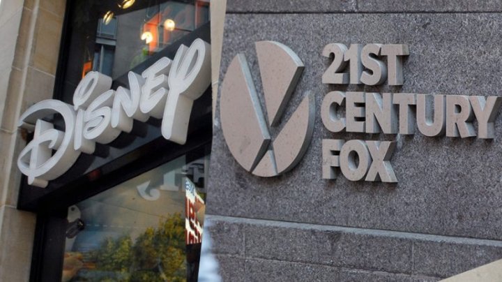 Walt Disney va cumpăra 21st Century Fox pentru 52,4 miliarde de dolari