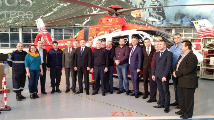 Un nou elicopter SMURD va efectua operațiuni de salvare pentru Republica Moldova (FOTO)