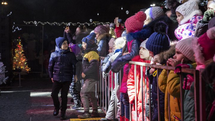 CAPITALA, GATA DE SĂRBĂTOARE. Luminițele din PMAN au fost aprinse