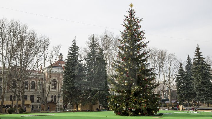 Feerie şi atmosferă de sărbătoare! Primul târg de Crăciun în stil european organizat la Chişinău va fi deschis astăzi (IMAGINI DE POVESTE)