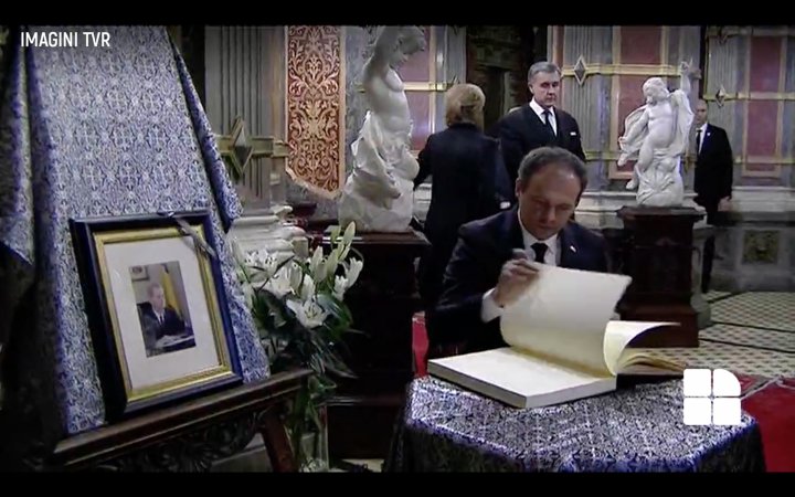 Andrian Candu și Delegația Republicii Moldova, la funeraliile Regelui Mihai I (FOTO/VIDEO)