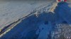 Un uriaș zid de gheață a apărut ca prin minune la frontiera dintre Rusia și China (VIDEO)