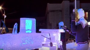 PUBLIKA WORLD. O trupă din Norvegia a făcut furori în Rusia cântând cu instrumente din gheaţă (VIDEO)