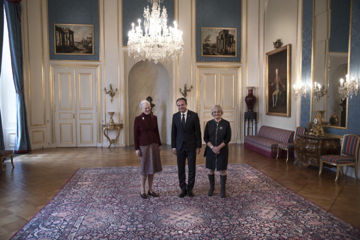 Andrian Candu s-a întâlnit astăzi la la reședința regală Palatul Amalienborg cu Majestatea Sa Margareta a II-a a Danemarcei 