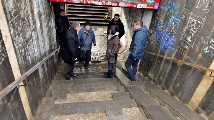 Pasajul subteran de pe Viaduct va fi reparat. Silvia Radu: Pasajele din Chișinău au fost lăsate de izbeliște 