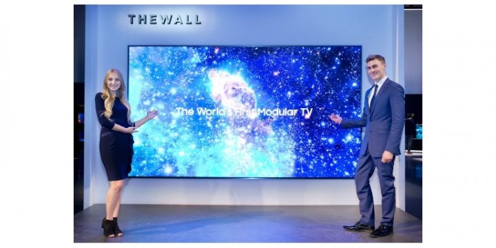 Samsung a prezentat The Wall, un televizor modular uriaş. Cum arată 