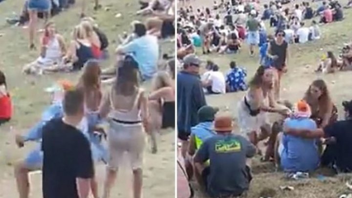 Răzbunare violentă după ce un bărbat i-a atins sânii în timpul unui festival (VIDEO)