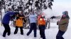 BĂTAIE cu bulgări de zăpadă în Rusia. 24 de echipe au participat la concursul din Murmansk