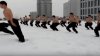 VIRAL PE INTERNET! Soldații chinezi s-au antrenat în omăt, goi până la brâu (VIDEO)
