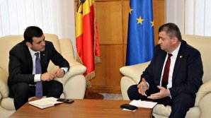 Ministrul Economiei și Infrastructurii, Chiril Gaburici, a avut o întrevedere bilaterală cu omologul său român, Dănuț Andrușcă