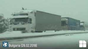 PUBLIKA WORLD: Cod ROŞU şi PORTOCALIU de vreme rea în Bulgaria. Zeci de maşini, blocate pe şosele