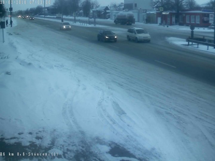 IGSU: Circulaţia pe drumurile din ţară se desfăşoară fără dificultate (FOTO)