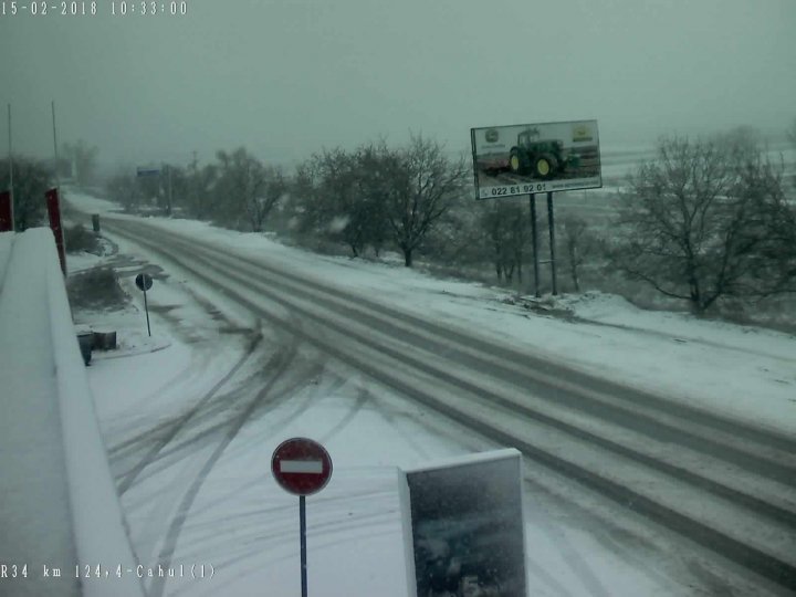 Moldova se va afla sub COD GALBEN de NINSORI. Cum se circulă la această oră pe drumurile din țară (FOTO)