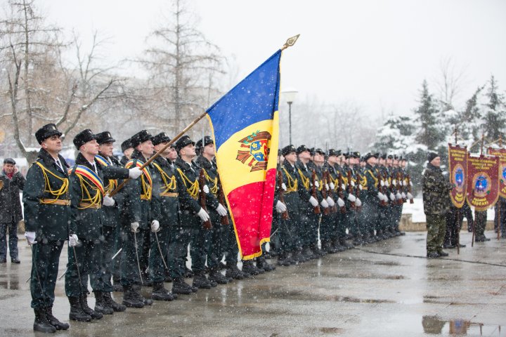 Vicepreședintele Parlamentului Vladimir Vitiuc, la mitingul de comemorare a ostaşilor căzuți în războiul din Afganistan