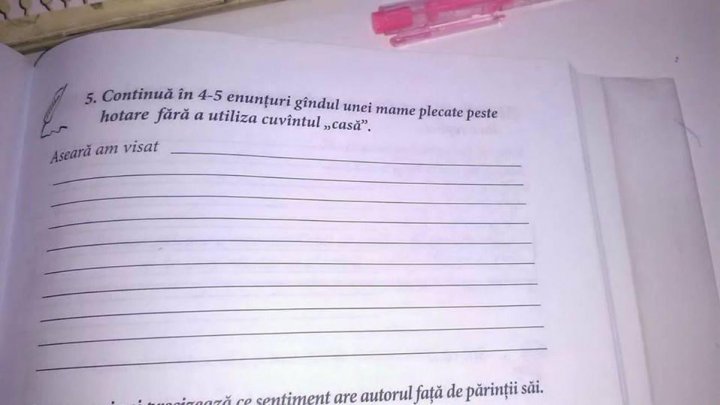 Aberațiile din manualul de clasa a patra: O fetiță a plâns toată ziua când a citit ce temă are de făcut