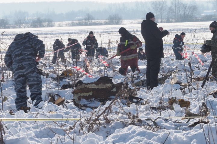 GROAZNIC! 1.500 de resturi umane, recuperate în urma accidentului aviatic din Rusia. Anchetatorii au indicat o posibilă cauză a tragediei