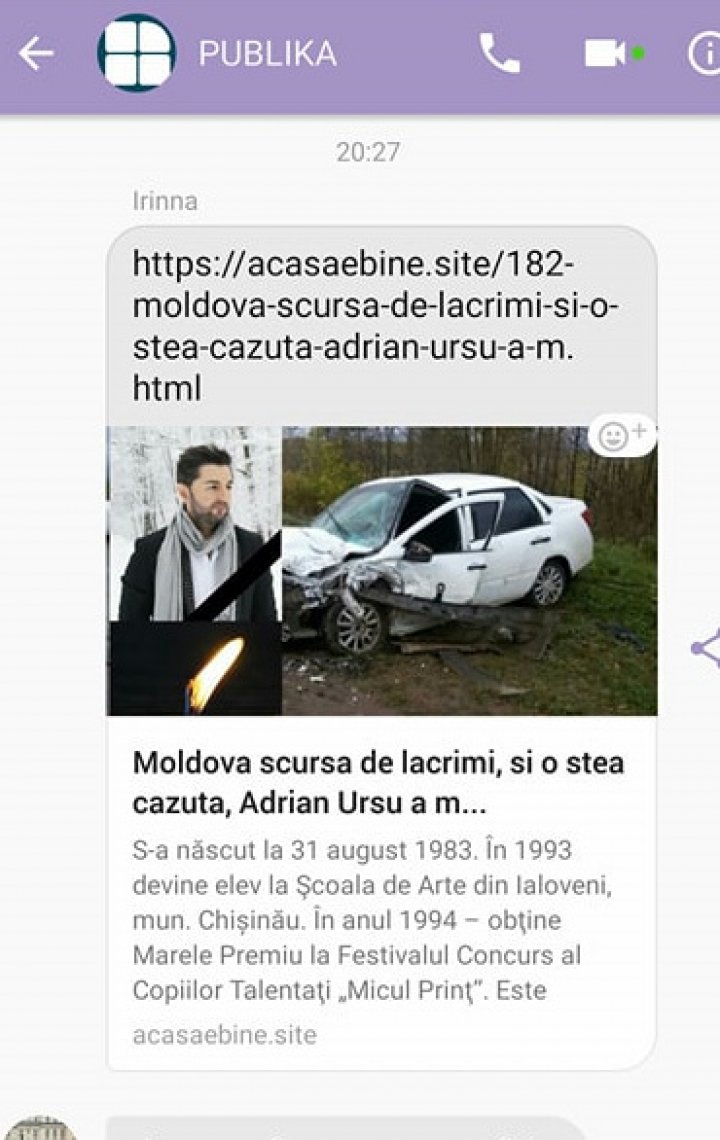 Ştirea cu Adrian Ursu care ar fi murit, este VIRUS. Nu daţi click (FOTO)