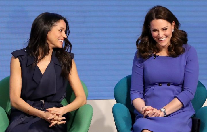 Meghan Markle și Kate Middleton au avut prima apariție publică împreună (GALERIE FOTO)