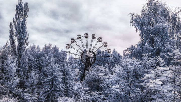 "Un paradis de pe altă planetă!" Imagini infraroșu spectaculoase de la Cernobîl