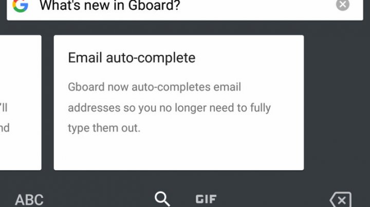 Google a adăugat o nouă opţiune pentru auto-completarea adreselor email şi funcţie de căutare media în tastatura Gboard beta